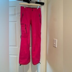 Patagonia pink skiing/ snowboard pants